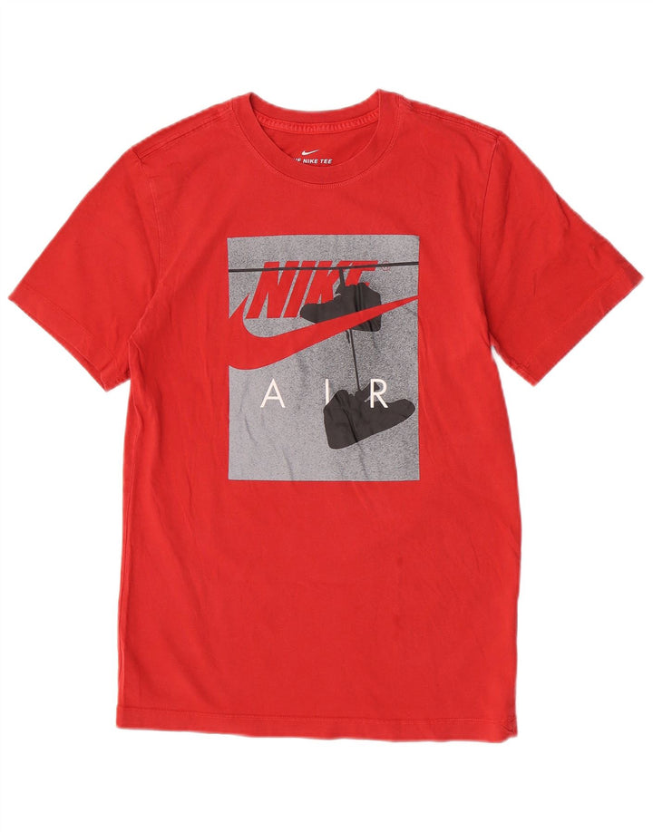 Nike grafisk t-shirt top til mænd, lille rød bomuld