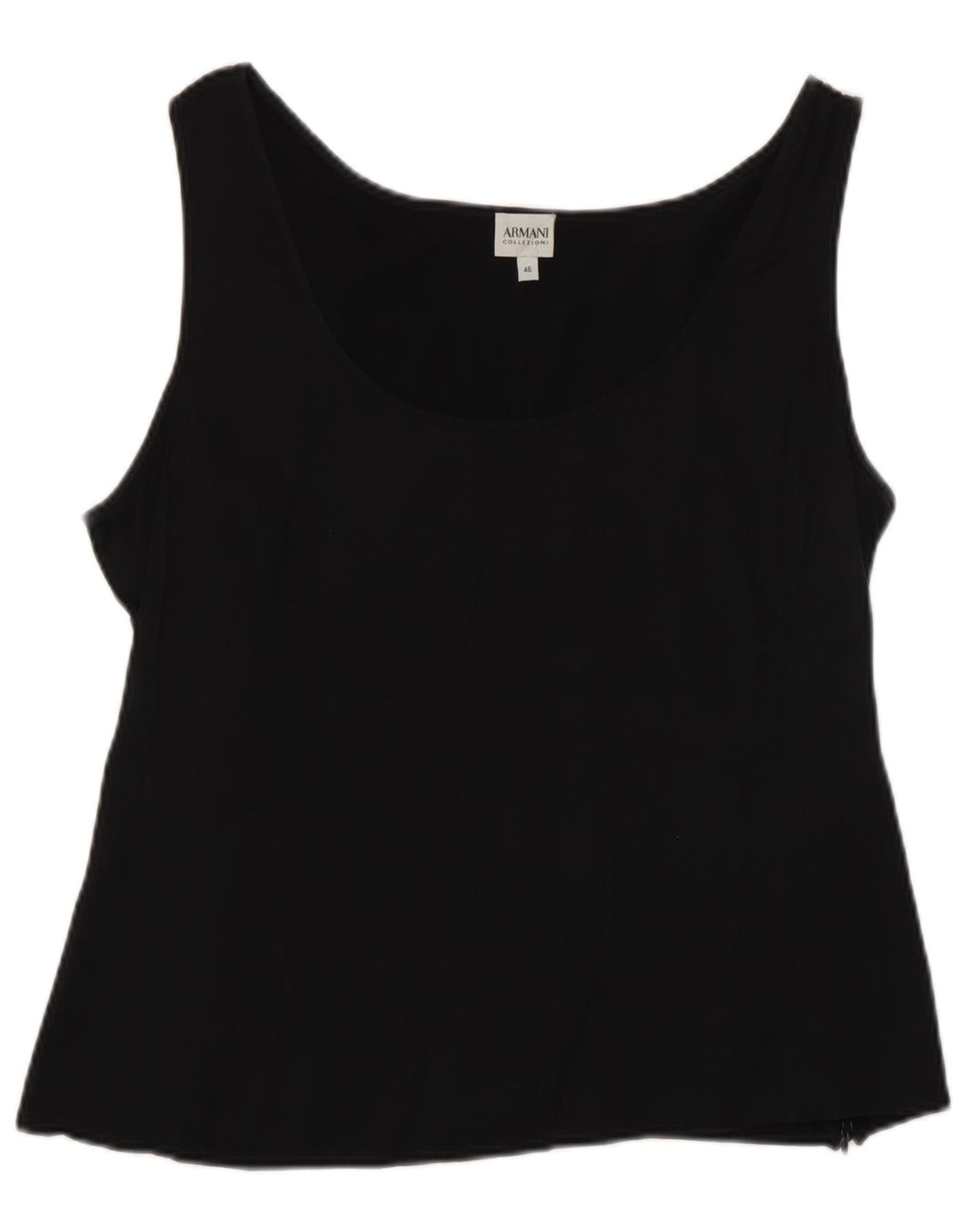 Armani Collezioni Dame ærmeløs bluse Top IT 46 Large Black