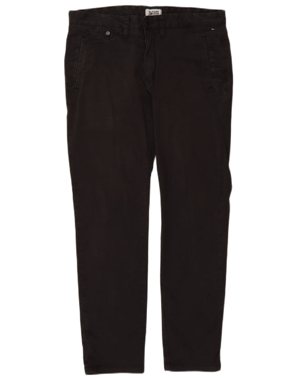 TOMMY HILFIGER Straight Chino-bukser til mænd W33 L32 Grå bomuld