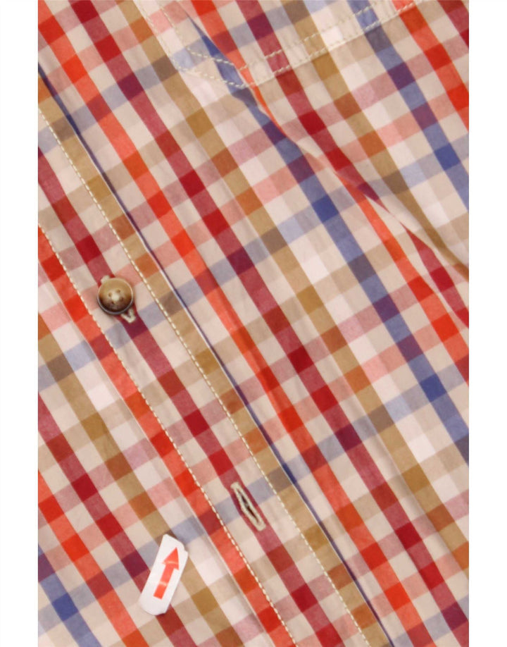 Camel Active Herre Regular Fit skjorte Medium Multicolored Gingham Cotton