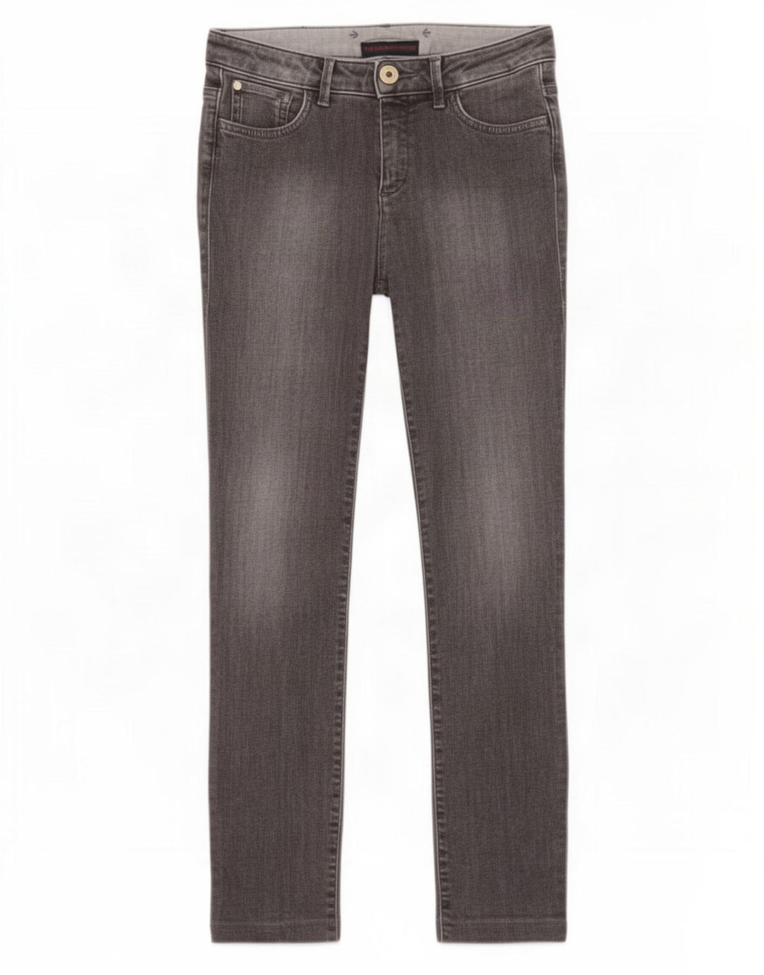 Trussardi Dame Slim Jeans IT 40 Small W26 L26 Grå