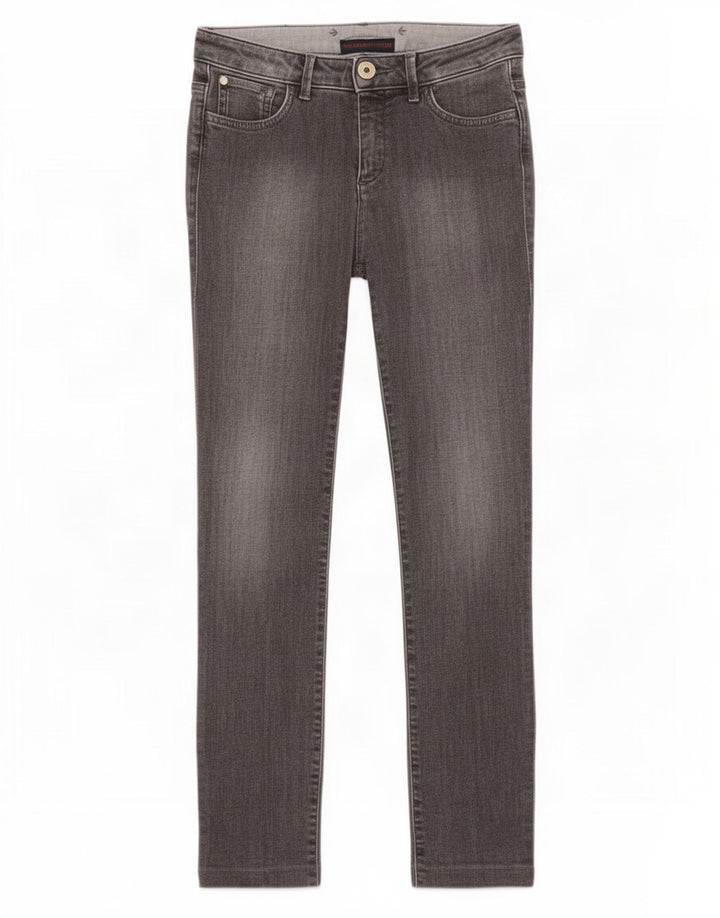 Trussardi Dame Slim Jeans IT 40 Small W26 L26 Grå