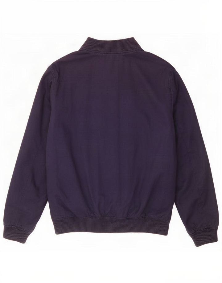 Zara Herre Bomber Jacket UK 38 Medium Navy Blue