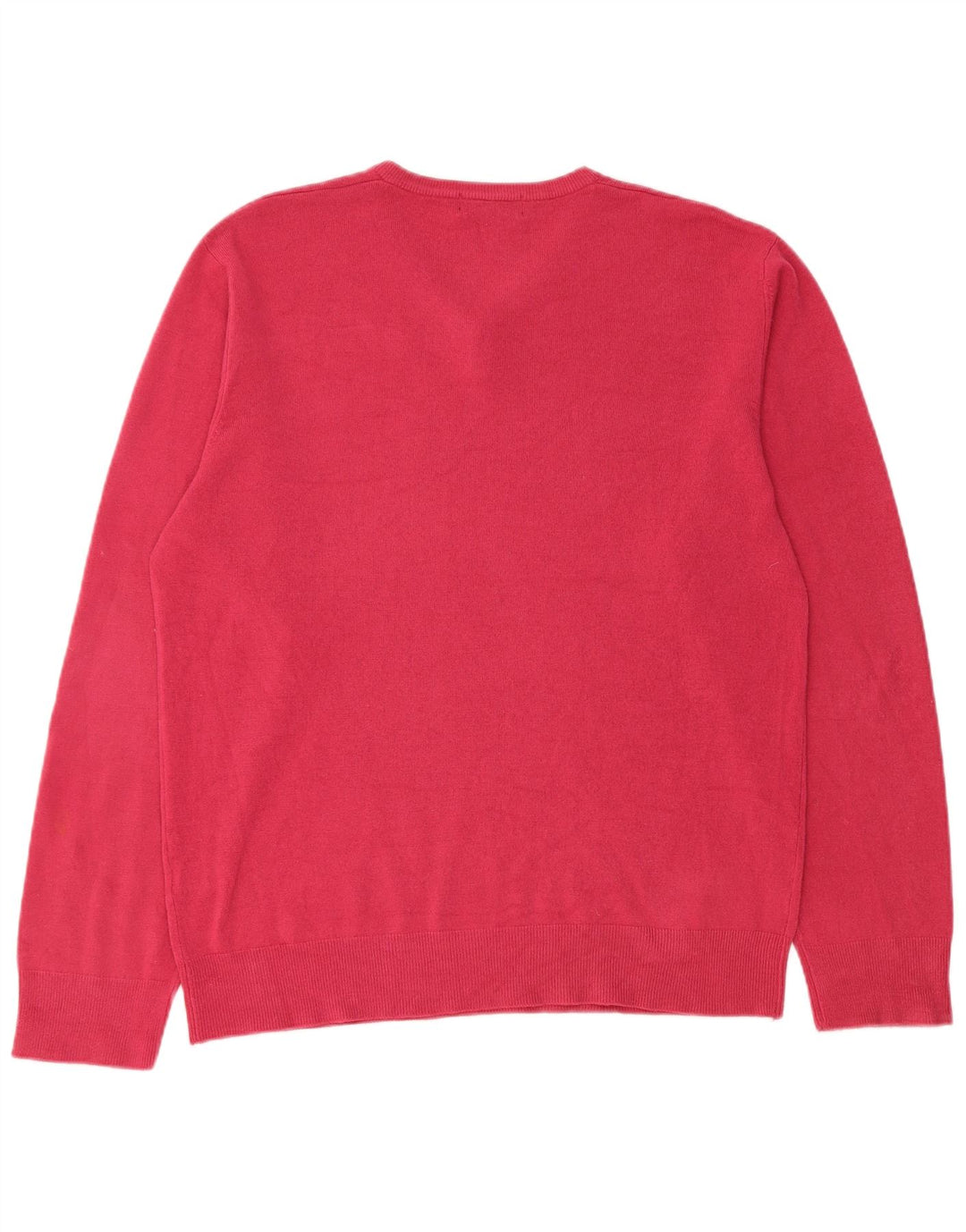 Marks & Spencer Dame V-hals sweater UK 16 Large Pink