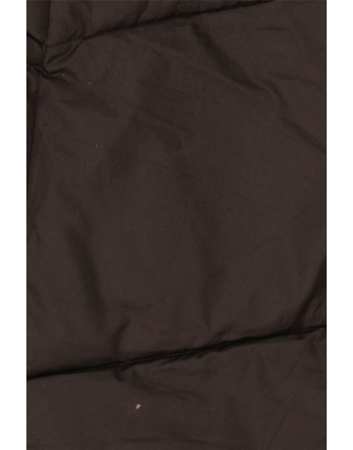 John Lewis Dame Hætte Oversized Polstret Jakke UK 18 XL Sort Polyester
