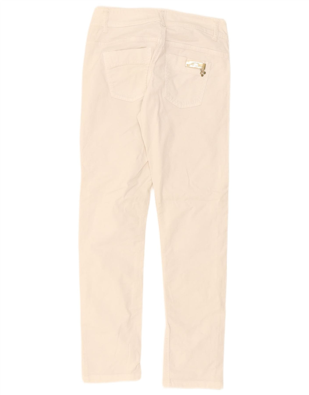 Elisabetta Franchi Dame Slim Jeans W29 L29 Hvid