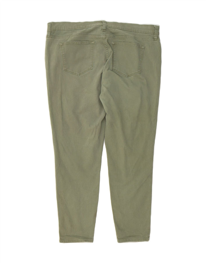 J. CREW Womens Cropped Jeans W32 L25 Green Cotton Vintage J. Crew and Second-Hand J. Crew from Messina Hembry 