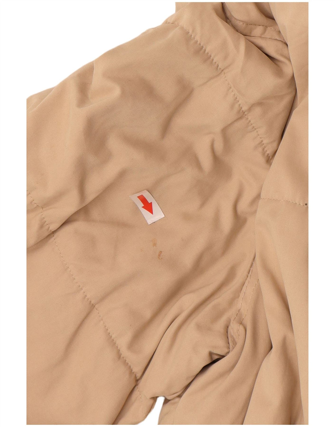 Zara Bomber Jacket UK 40 Large Beige Colourblock Polyester