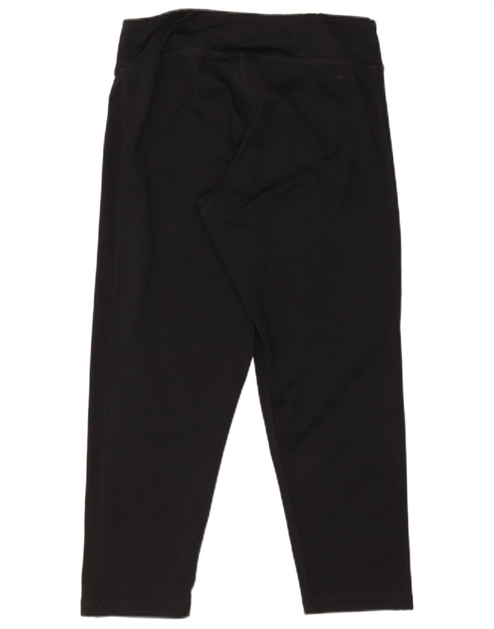 Adidas Dame Capri Leggings UK 8/10 Small Black Polyester
