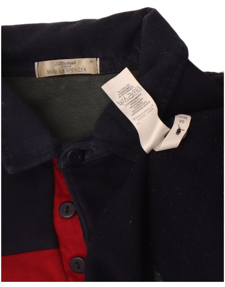 Marks & Spencer Herre St. Michael Sweatshirt Jumper Medium Navyblå stribet