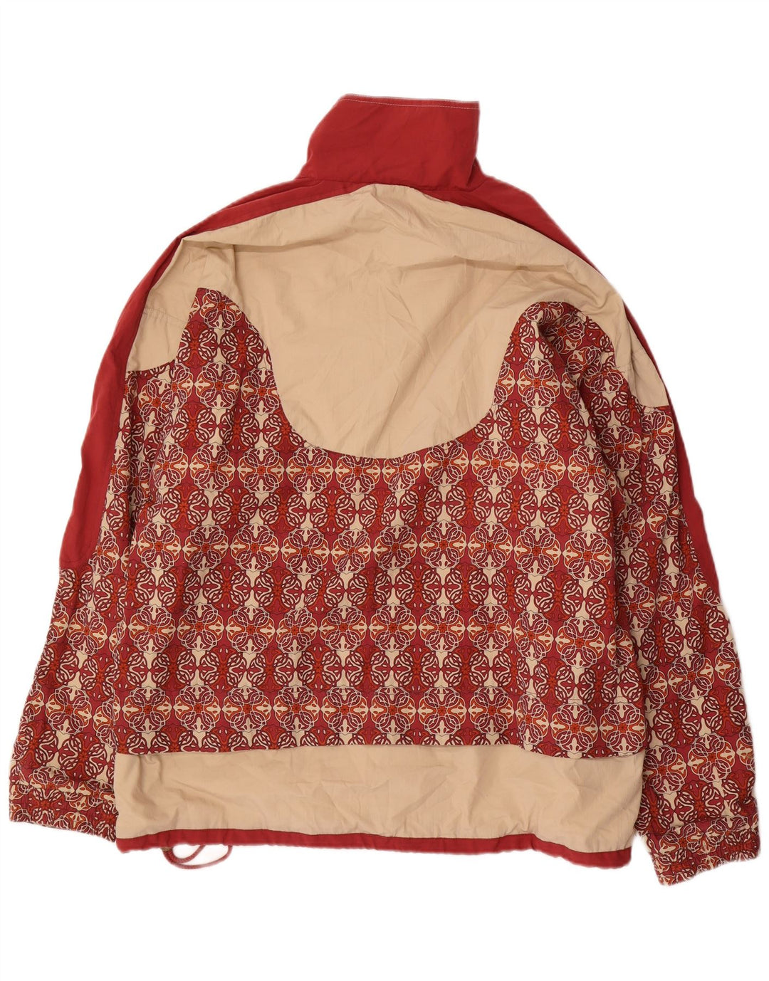 LEOPARD Herre Windbreaker Jacket UK 44/46 XL Rød Paisley Bomuld