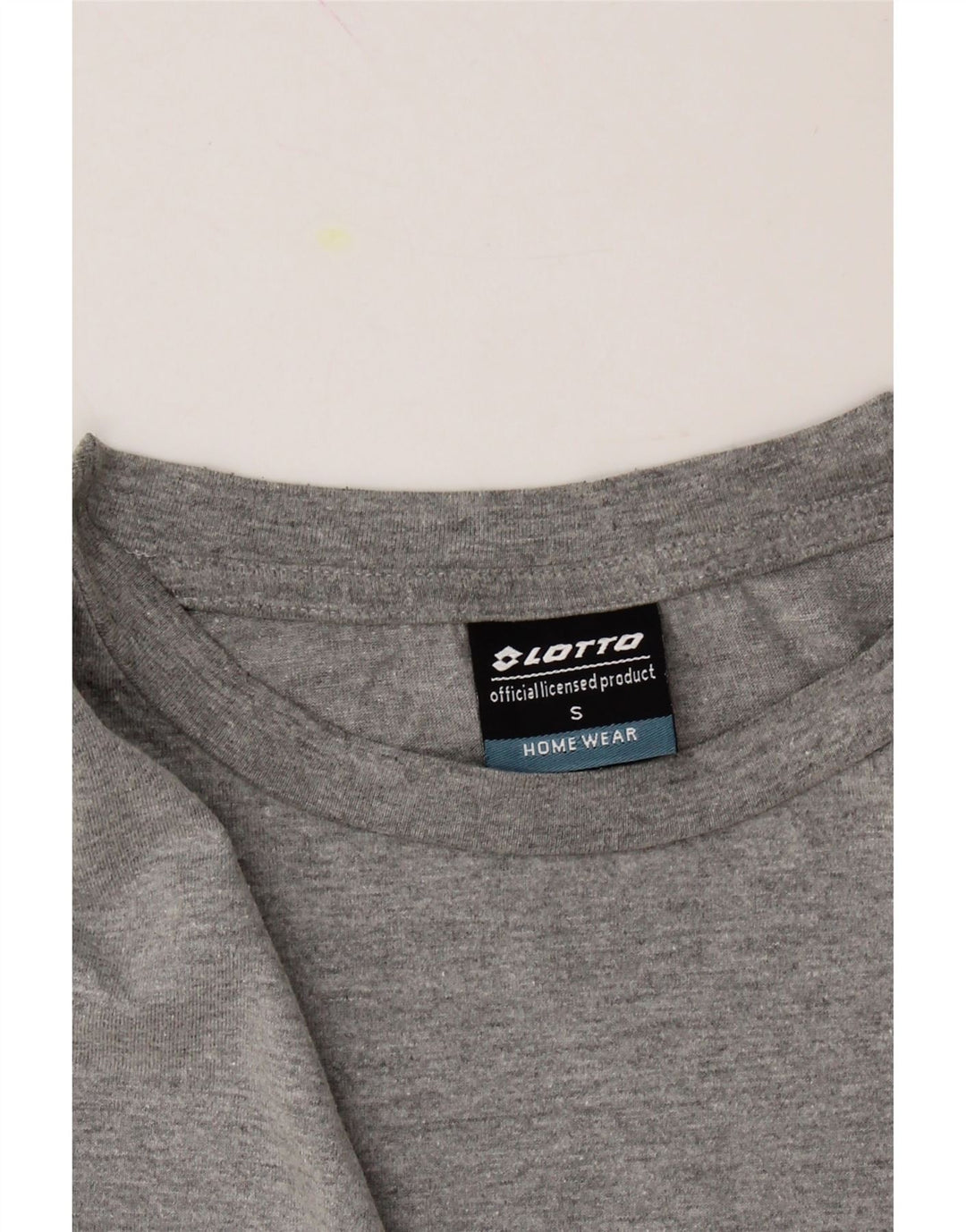 LOTTO Mens T-Shirt Top Small Grey Cotton Vintage Lotto and Second-Hand Lotto from Messina Hembry 