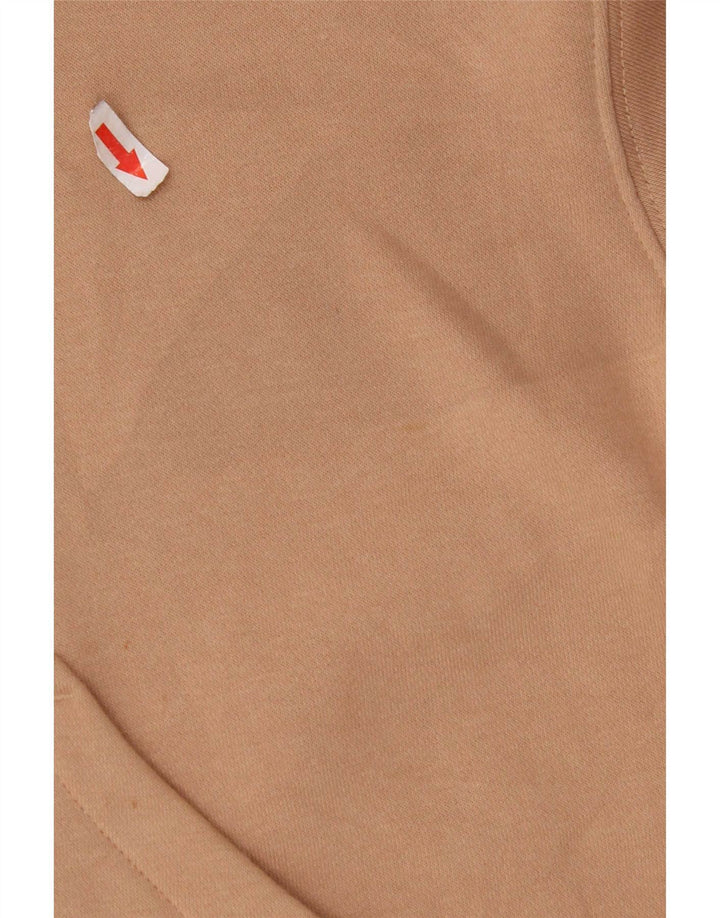 Nike Sweatshirt med lynlås til mænd XL brun bomuld