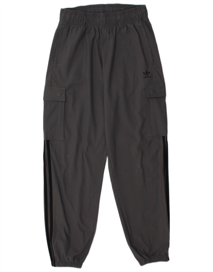ADIDAS Cargo træningsdragt bukser til kvinder Joggers UK 12 Medium Grey