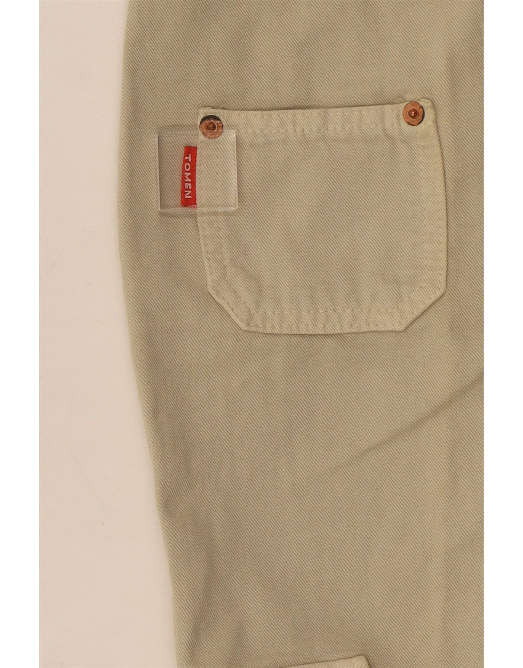 Vintage Dame Flare Cargo Bukser W22 L31 Beige