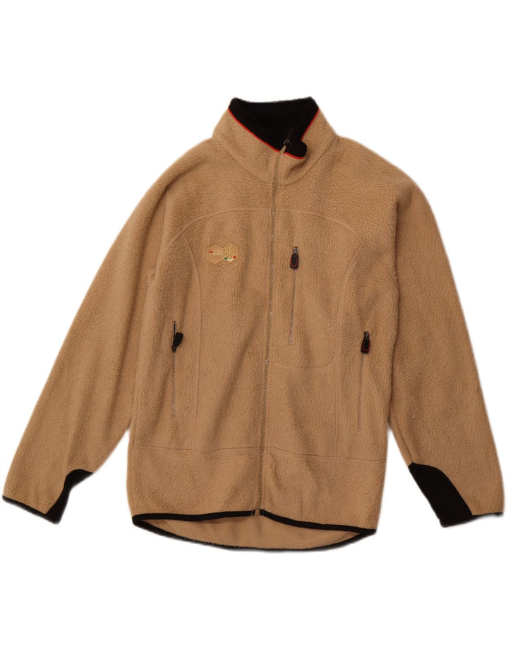 FILA Fleecejakke til kvinder UK 38 Medium Beige Polyester