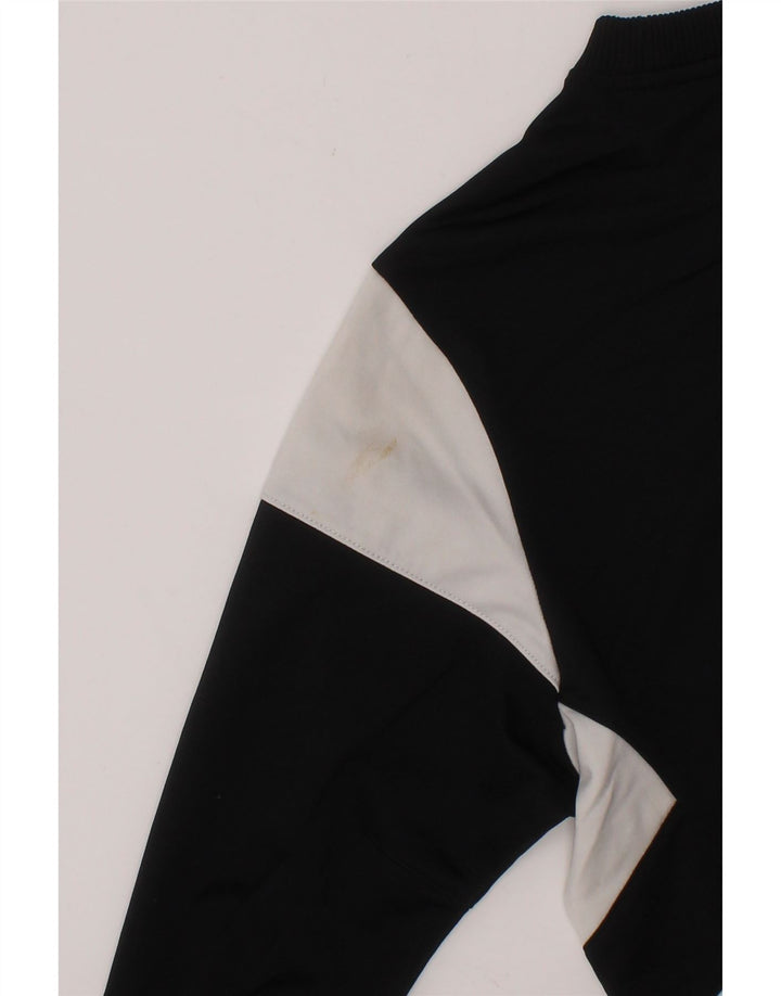 NIKE Boys Dri Fit Top Long Sleeve 10-11 Years Medium  Black Colourblock Vintage Nike and Second-Hand Nike from Messina Hembry 