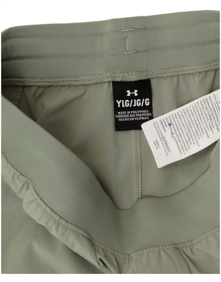 Under Armour Boys Træningsdragt Bukser 11-12 År Large Green Sports