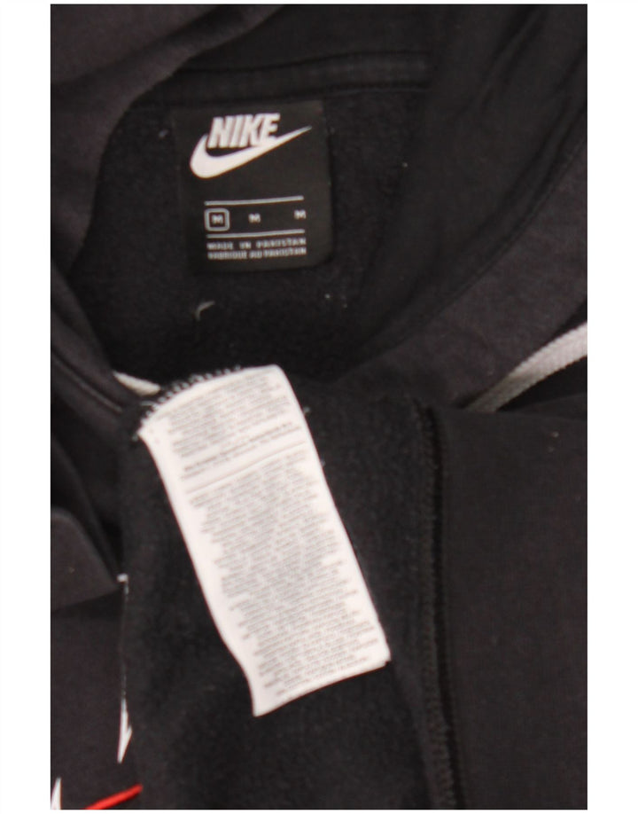 Nike grafisk hættetrøje til mænd mellem sort bomuld