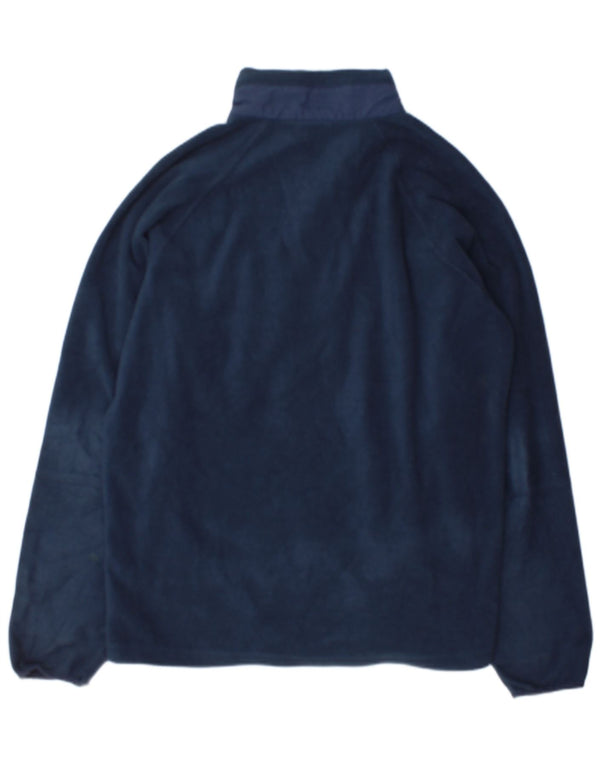 Columbia Herre Fleecejakke UK 40 Large Navy Blue Polyester