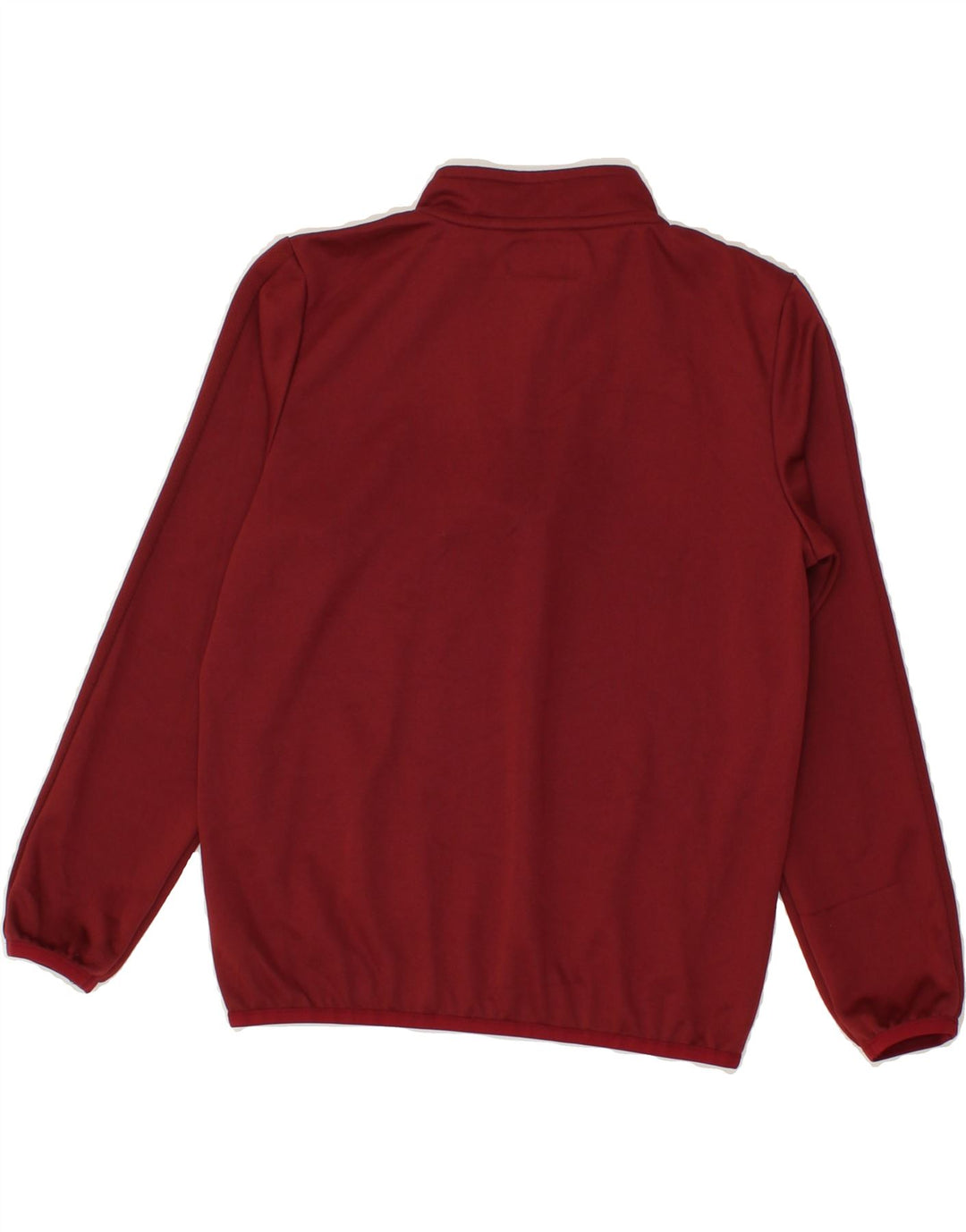KAPPA Boys Zip Neck Pullover Tracksuit Top 9-10 Years Burgundy Polyester Vintage Kappa and Second-Hand Kappa from Messina Hembry 