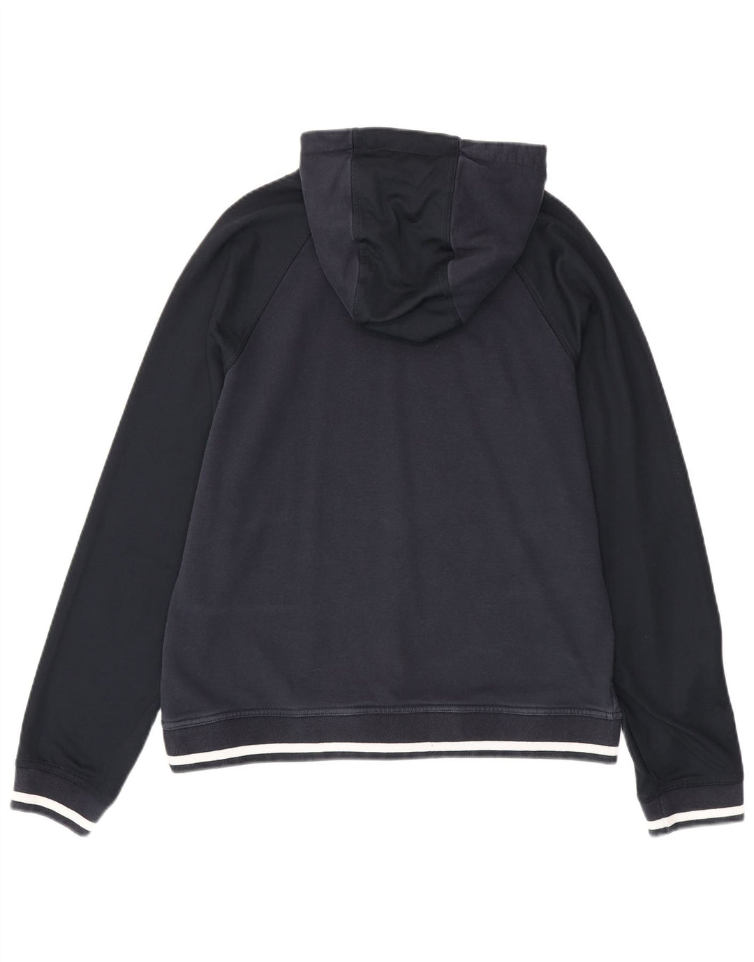 ARMANI EXCHANGE Grafisk hættetrøje til mænd Stor marineblå bomuld