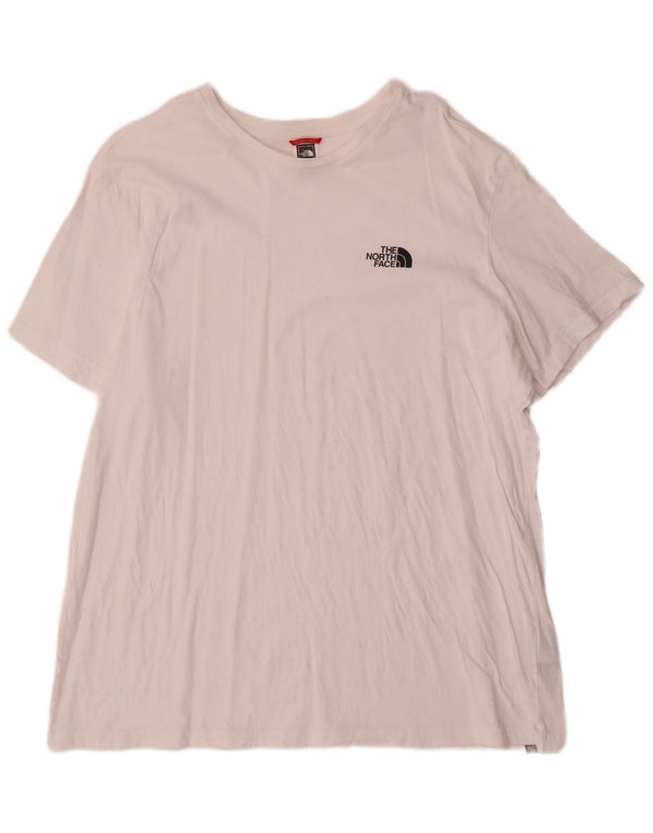 The North Face Herre Grafisk T-Shirt Top 2XL Hvid Bomuld