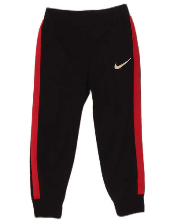 Nike Boys træningsdragt Bukser Joggers 2-3 år Sort Colourblock Polyester