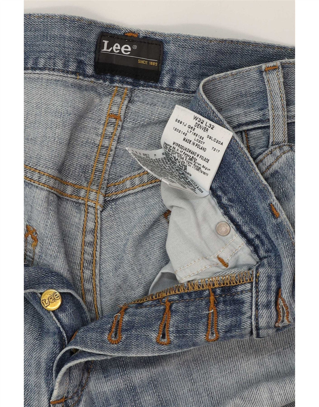 Lee Dame Denver Bootcut Jeans W32 L32 Blå Bomuld