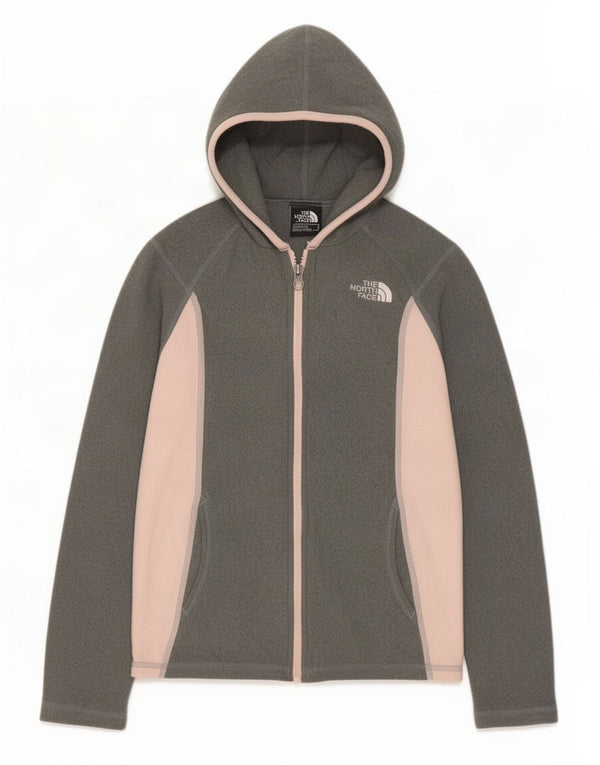 The North Face Girls Fleecejakke 10-11 år Medium Grey Colourblock