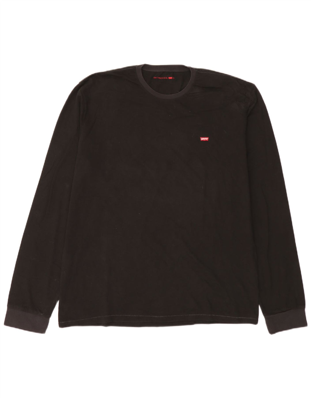 Levi's Herre Top Langærmet 2XL Sort Bomuld