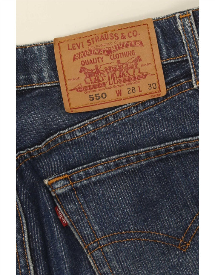 Levi's Herre 550 Bootcut Jeans W28 L30 Blå