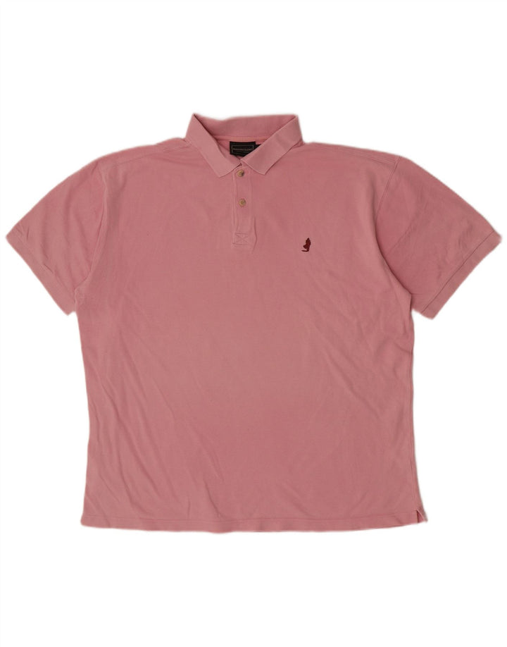 Marlboro Classics Polo Shirt til mænd 2XL Pink Bomuld