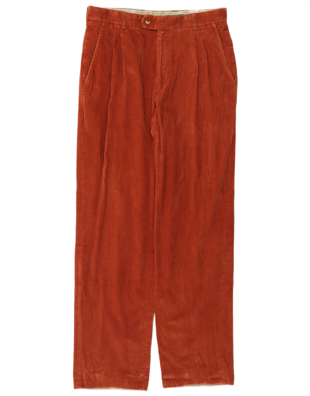 Bailo Herre Pegged Corduroy Bukser W34 L32 Orange Bomuld