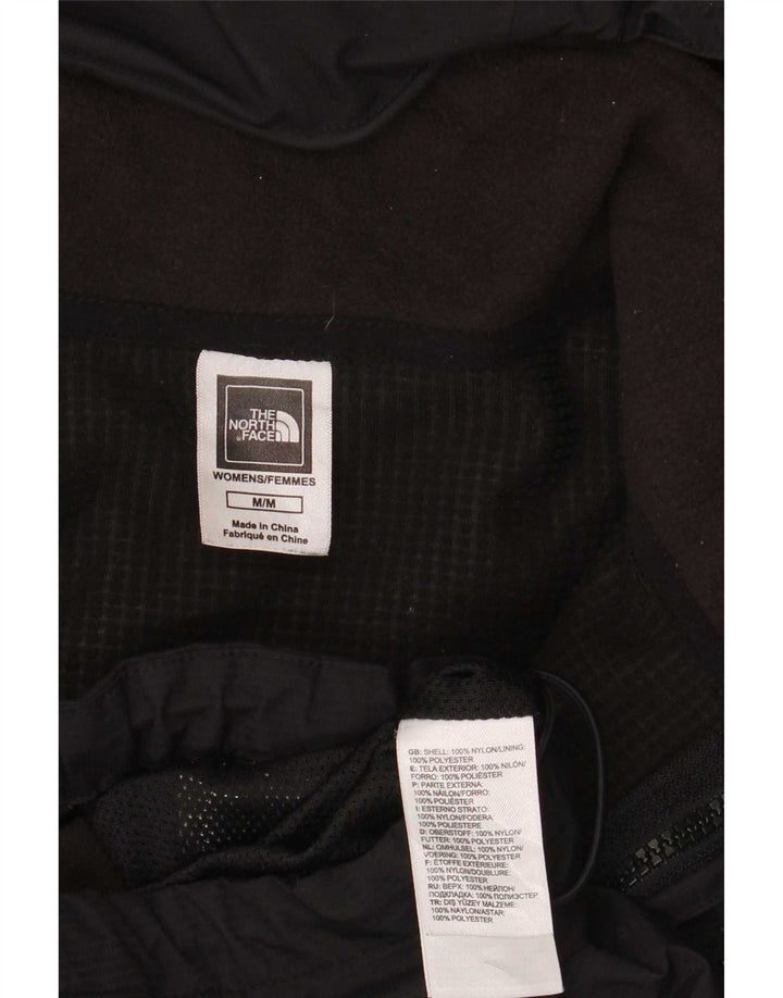 The North Face vindjakkejakke med hætte til kvinder UK 12 Medium Sort