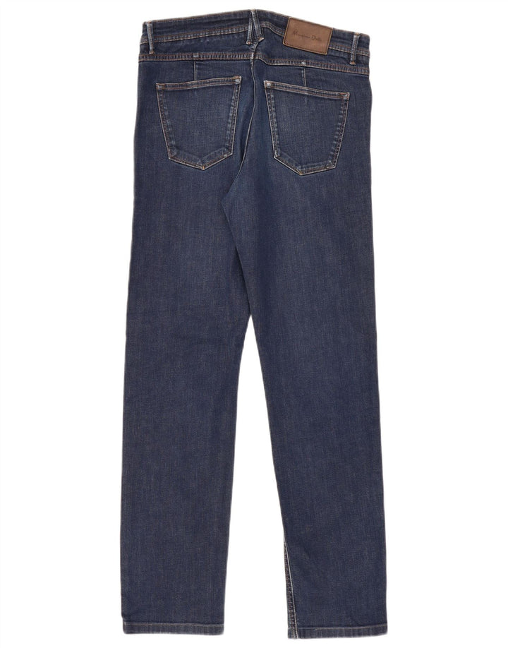 Massimo Dutti Herre Slim Jeans EU 40 Medium W31 L30 Blå