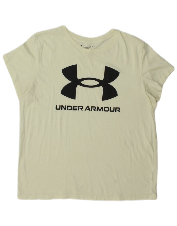 Under Armour Grafisk T-shirt top til kvinder DK 18 XL Grøn