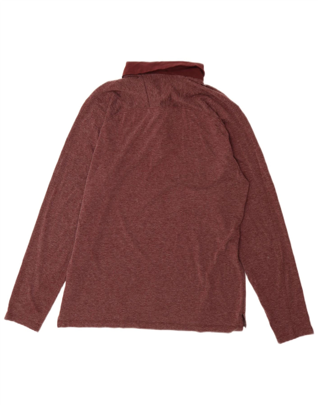 Nike Langærmet golf poloshirt til mænd Medium Burgundy polyester