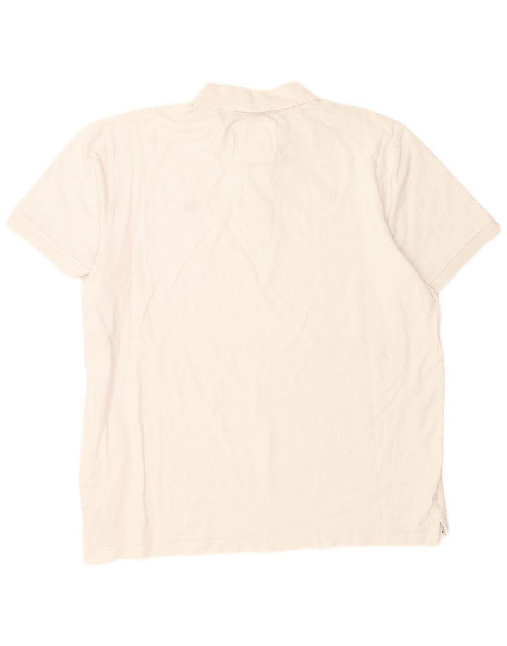 Crew Clothing Herre Polo Shirt XL Hvid Bomuld