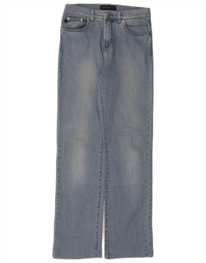 Trussardi lige jeans til kvinder W29 L31 blå bomuld