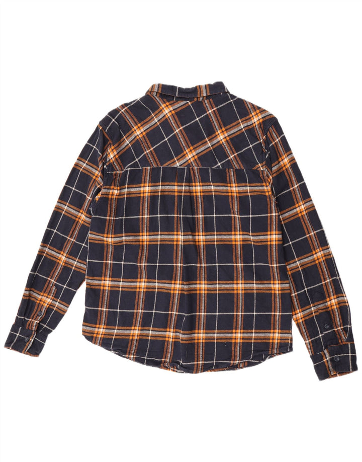 Mountain Warehouse Herre flannelskjorte Stor marineblå ternet