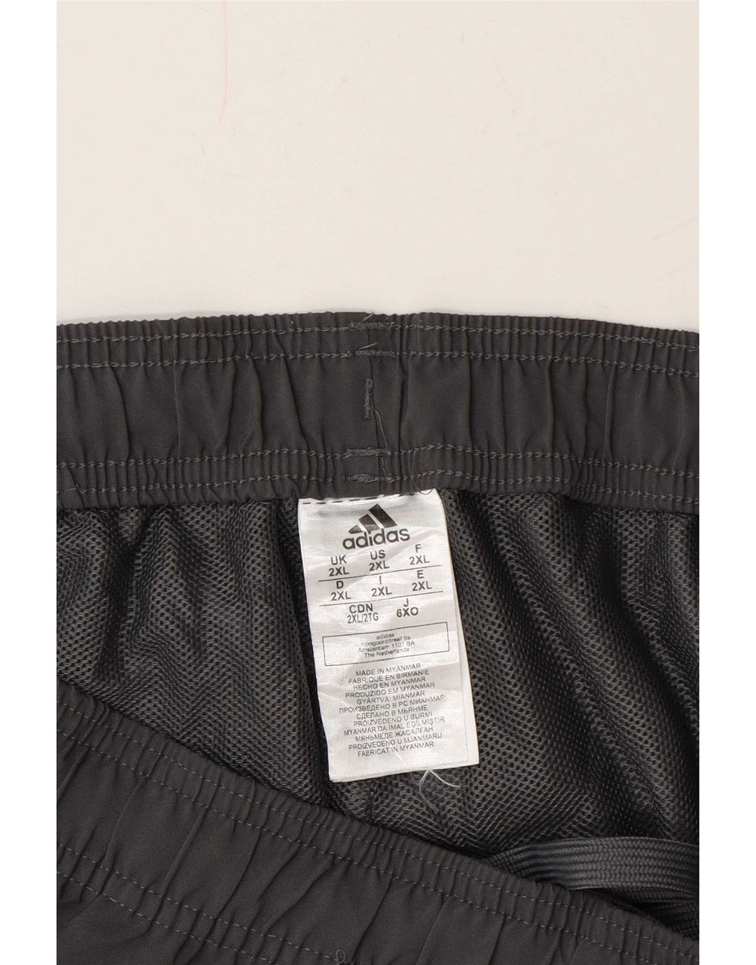 Adidas Herre Sportshorts 2XL Grå Polyester