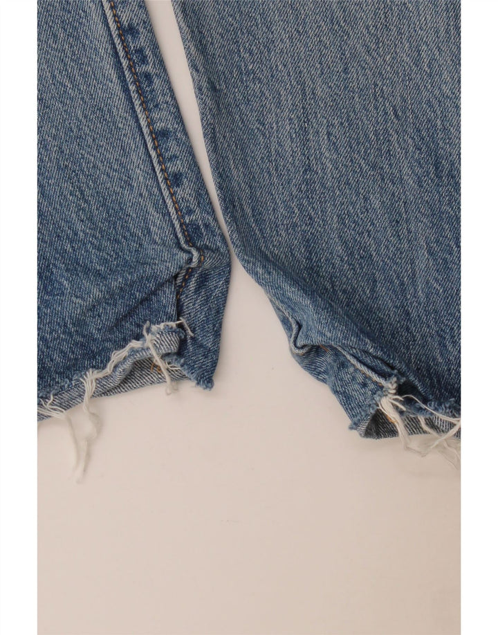 Levi's Dame 501 Straight Jeans W23 L27 Blå Bomuld