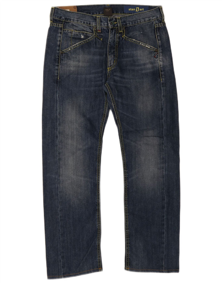 Dondup Herre Standard Straight Jeans W32 L28 Marineblå