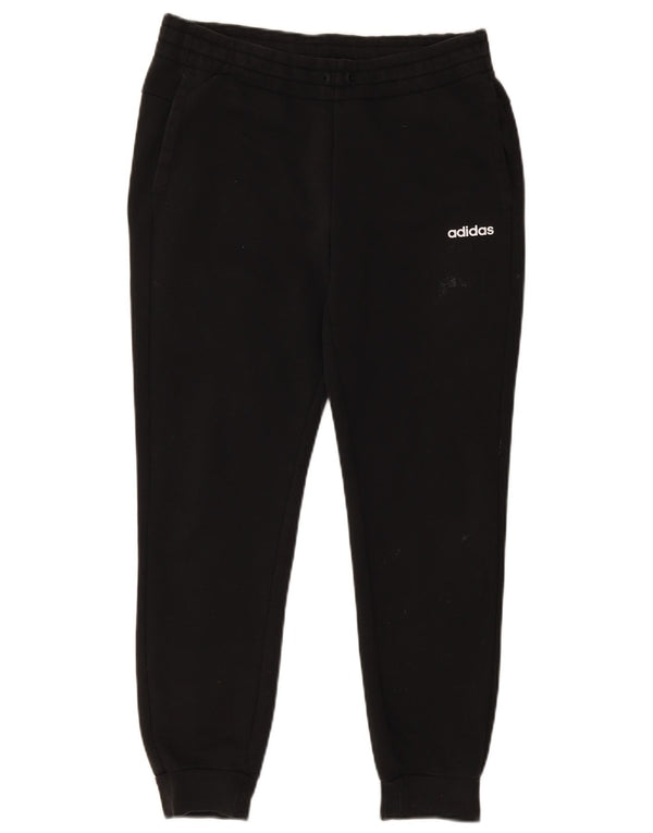 Adidas korte træningsbukser til kvinder Joggers UK 12/14 Medium Sort Bomuld