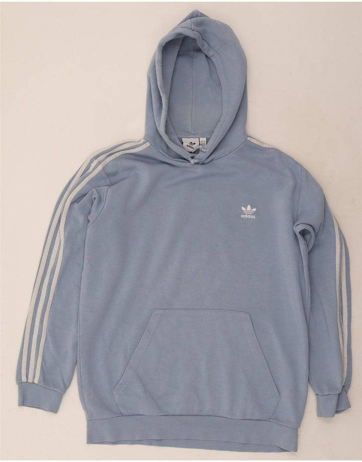 Adidas hættetrøje til mænd, stor blå bomuld