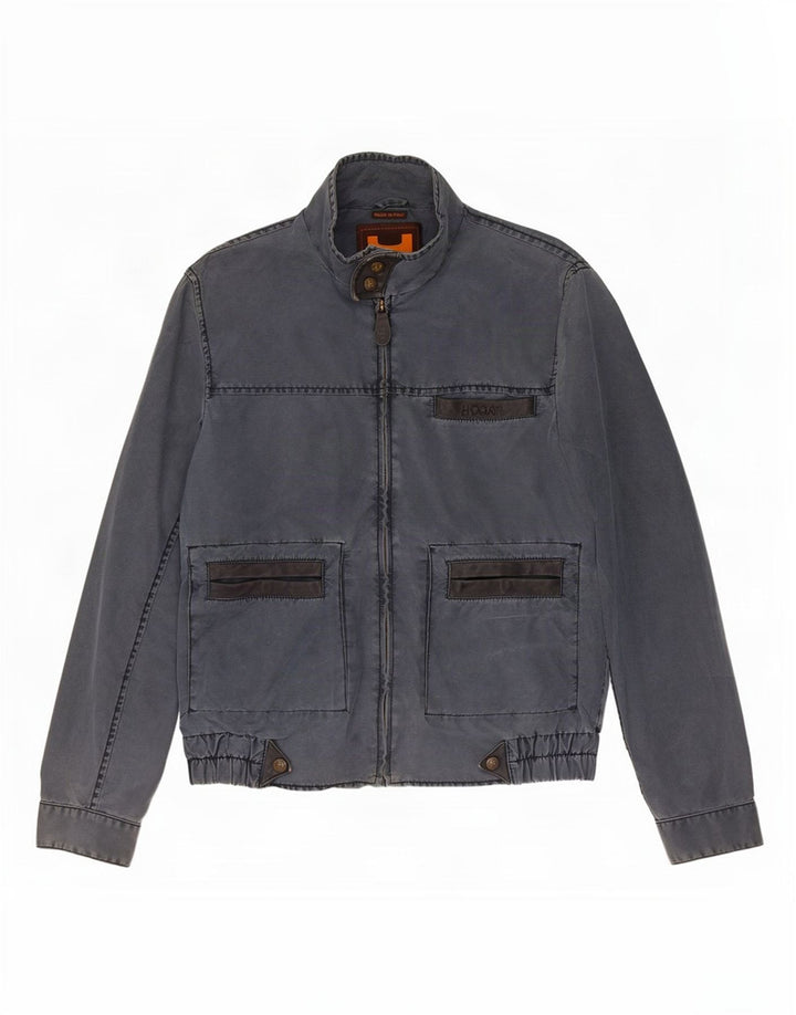 Hogan Herre Utility Jacket UK 38 Medium Navy Blue