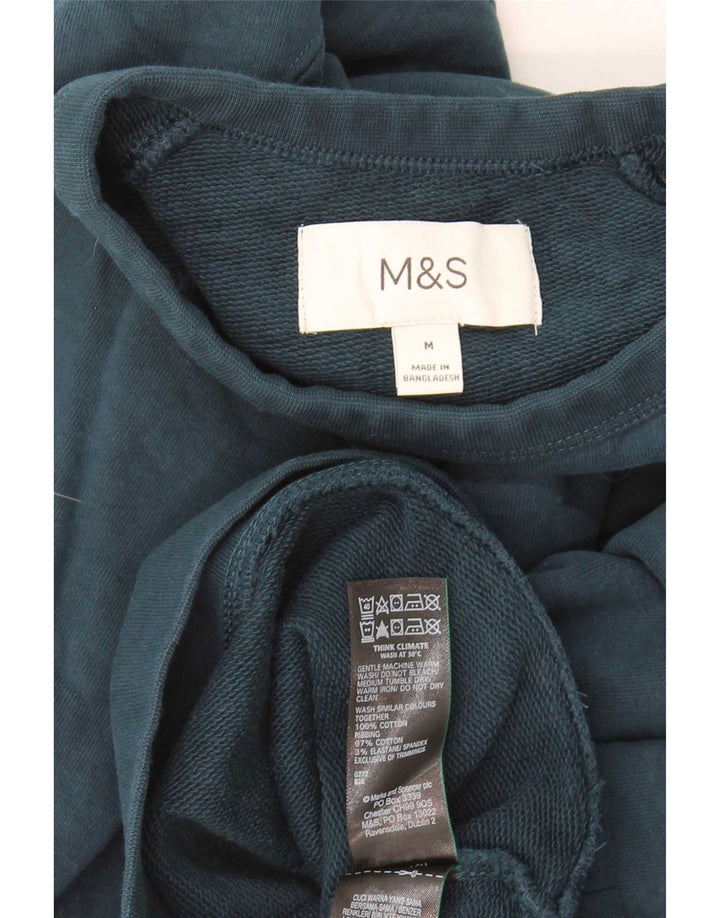 Marks & Spencer Herre sweatshirt Jumper Medium Blue Bomuld