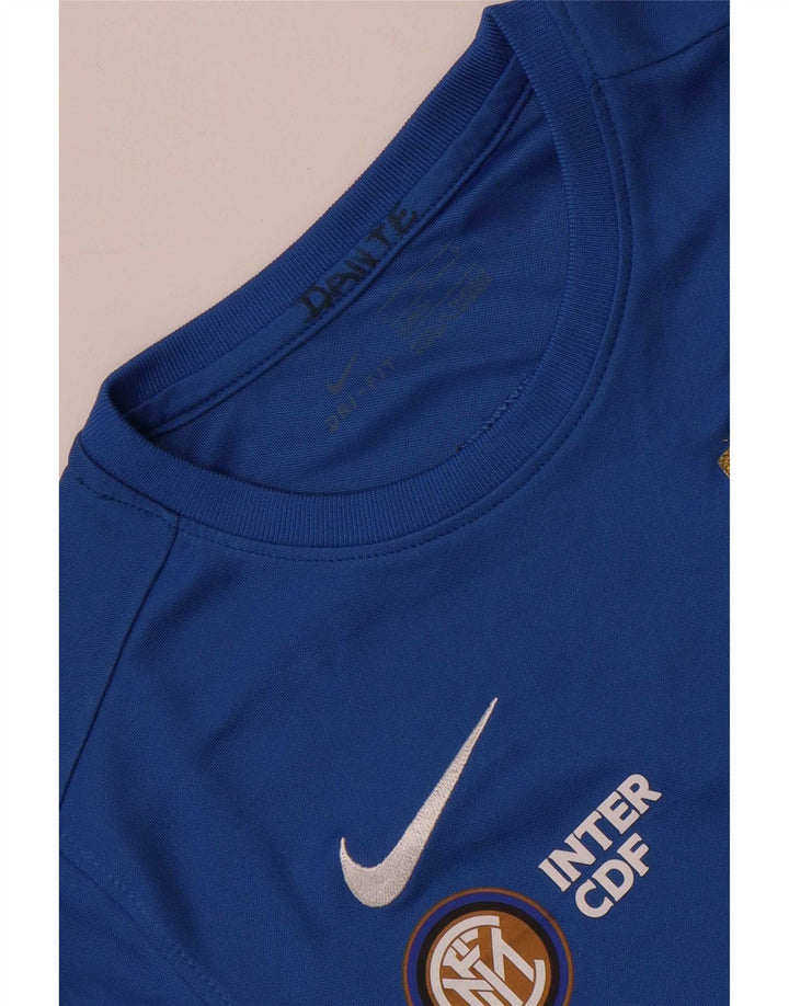 Nike Boys Inter Milan Grafisk T-Shirt Top 12-13 år Stor Blå