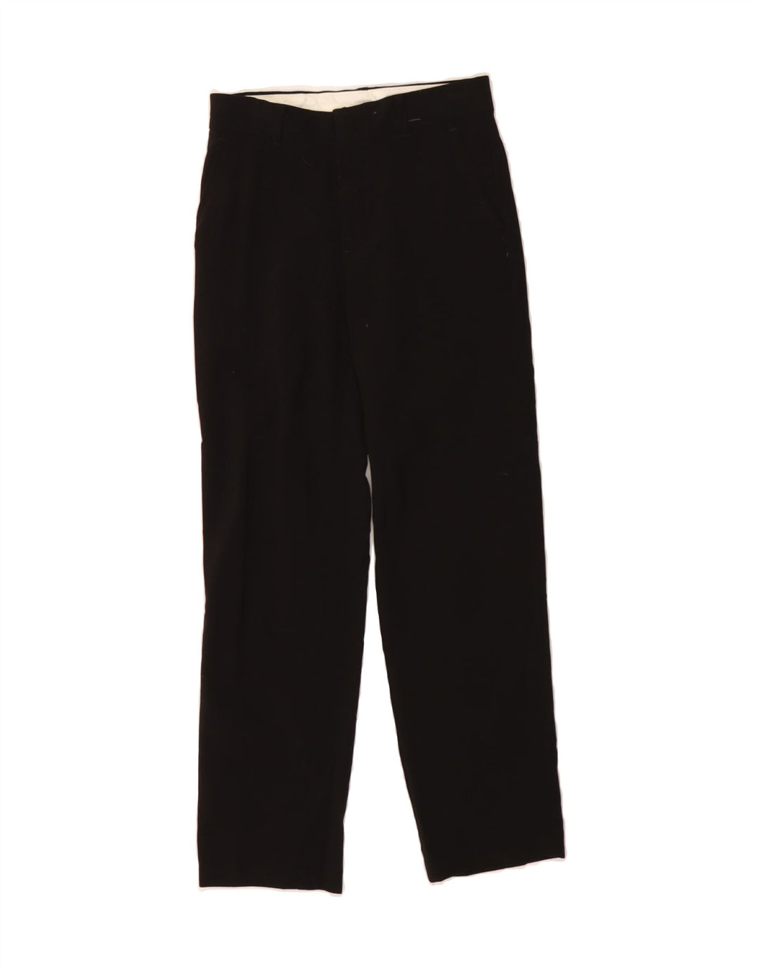 CHAPS Boys Straight Chino Trousers 9-10 Years W24 L25 Black Polyester Vintage Chaps and Second-Hand Chaps from Messina Hembry 